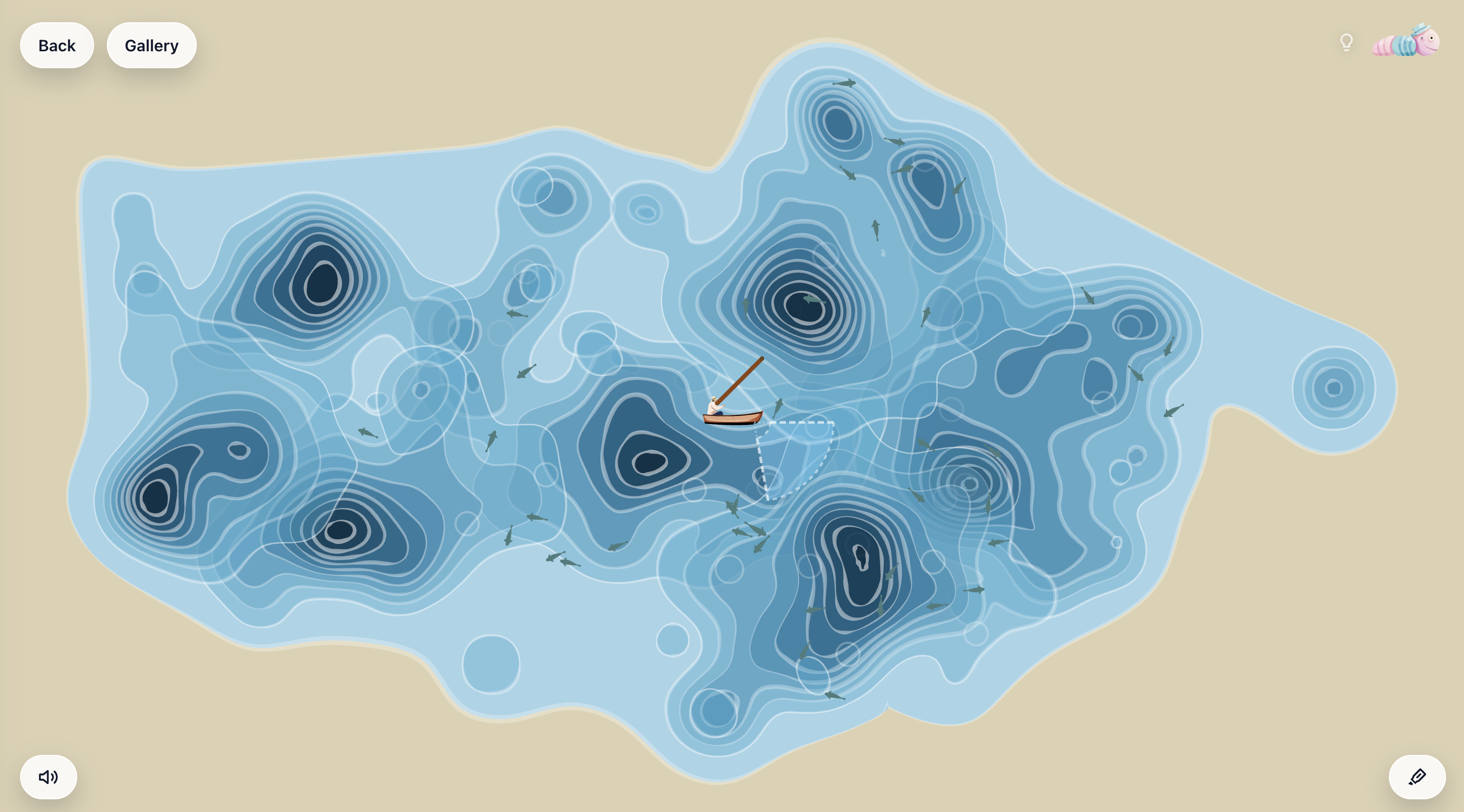 Fishing for Papers: A Serendipitous Knowledge Discovery Game